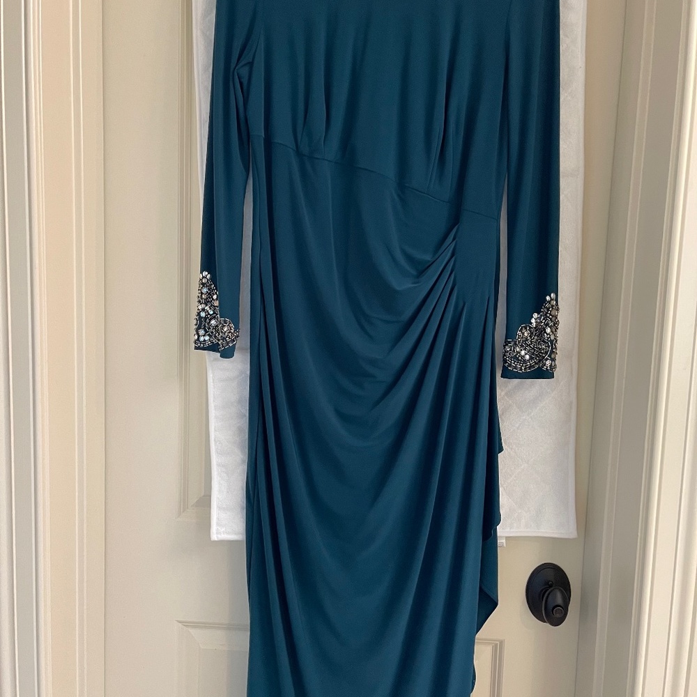 Real blue evening gown size 14